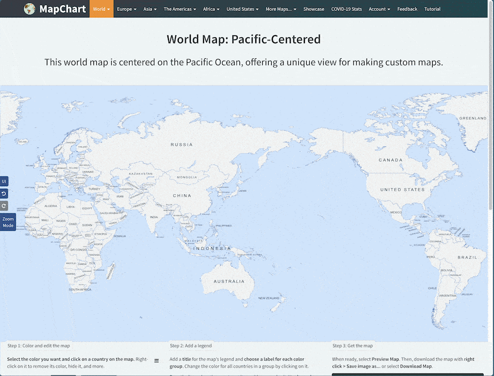 As a MapChart Plus user, you won't see any advertisements